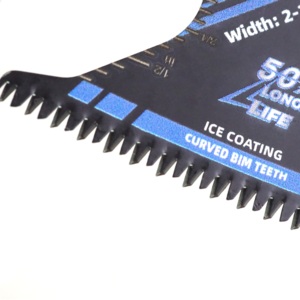 Lames de scie multi-outils oscillantes à bord incurvé BIM de qualité professionnelle pour outil électrique oscillant coupant le bois - Product Image 5