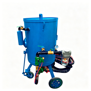 Machine de sablage portable à faible consommation d'effort, équivalente à 50-80 travailleurs par jour pour le traitement du magnésium, du <span class=keywords><strong>zinc</strong></span> et de l'aluminium - Product Image 3