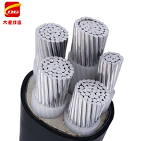 Câble d'alimentation YJLV standard national 3-5 conducteurs basse tension 0,6/1KV PVC aluminium ignifuge pour usage industriel et construction