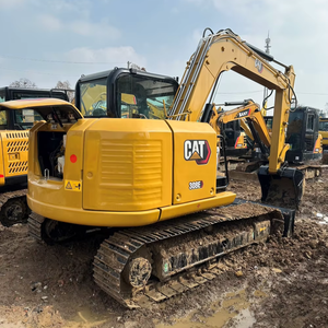 Caballo de batalla de construcción rural Caterpillar usado 308 310 312 Excavadora hidráulica 8 toneladas Medio duradero Fácil transporte para proyectos de Pueblo - Product Image 1
