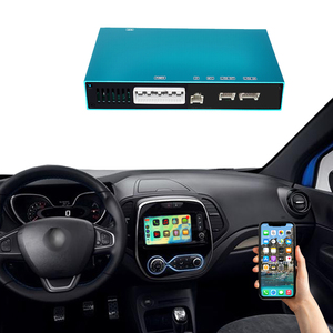 Caja Inalámbrica Apple MMI Carplay Android Auto <span class=keywords><strong>para</strong></span> Renault Captur 2014-2019, Interfaz Multimedia de Navegación con Cámara de Reversa - Product Image 1