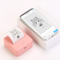 L'imprimante thermique portable HOIN mini cute kid prend en charge USB bluetooth avec support de pâte Image