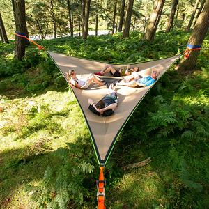 wholesale camping portable hammock famiy big triangle bed hammock tree tent