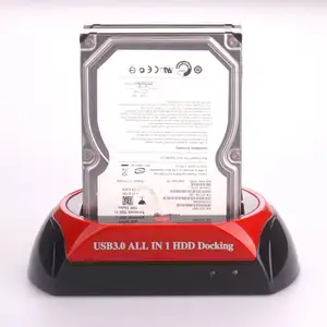 USB 3.0 All In 1 HDD Docking Station Dual SATA Docking Station For 2.5/3.5 Inch Hard Disk Drive