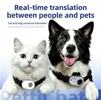 Dispositif de Traduction pour Animaux de Compagnie Pettichat AI - Taux de Succès Élevé, Balise Sans Fil, IP65, 4G, Bluetooth, Autonomie de 20 Heures, Compagnon Émotionnel pour Animaux