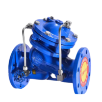 Vanne de contrôle multifonctionnelle à diaphragme/piston JD745X-10/16Q, anti-retour et anti-choc d'eau