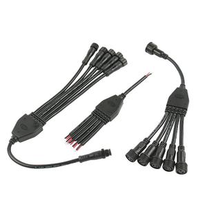 屋外電気自動車防水ケーブル用M16 Y型防水2PINコネクタ - Product Image 3