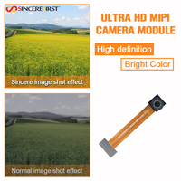166 grados gran angular OV7251 VGA 0.3mp Global Shutter CMOS Drone Módulo de cámara para visión artificial
