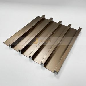 Perfil de Acero Inoxidable 304/316 con Ranura Texturizada Cóncava, Borde Elegante para Interiores de Apartamentos, Bordes de Azulejos Resistentes al Agua y Duraderos - Product Image 6