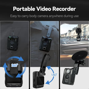 카메라 4k 스포츠 바디 착용 보안 카메라 GPS 야간 투시경 IP66 8 시간 녹화 방수 EIS G 센서 - Product Image 3