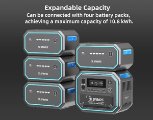 Estación de Energía Portátil SAMAS N098 de 2500W, 2160 Wh, UPS, Generador <span class=keywords><strong>Solar</strong></span>, Acumulador de Electricidad - Product Image 6