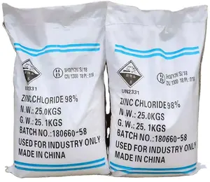 China Manufacturer Supply wholesale price ZnCl2 CAS 7646-85-7 96% Zinc Chloride