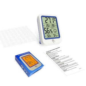Termómetro Digital de medición de humedad y temperatura <span class=keywords><strong>para</strong></span> el hogar, higrómetro electrónico LCD con retroiluminación, estación meteorológica interior - Product Image 6