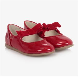 Choice zii scarpe per bambini all'ingrosso di nuovo arrivo bambine in vernice lucida rossa Mary Jane per bambini - Product Image 2