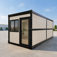 Maison pliable, conteneur portable, maison préfabriquée, conteneurs plats, bureaux, salles d'activités, entrepôts, bureaux de jardin