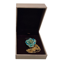 Großhandels preis Valentinstag Geschenk Frauen Schmuck Rose Flower Shaped Anhänger Halskette