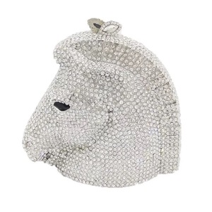 Bolso de Lujo con Cristales de Zebra y Diamantes, <span class=keywords><strong>Venta</strong></span> al por Mayor, para Bodas y Fiestas, Uso Diario - Product Image 4