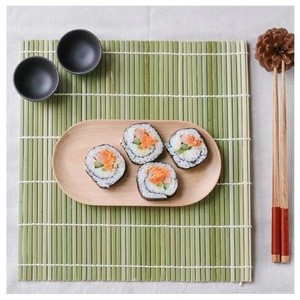 Rouleau de sushi sain populaire de qualité alimentaire <span class=keywords><strong>Kit</strong></span> de sushi en bambou réutilisable et facile à nettoyer Petit mat de roulement en bambou - Product Image 6
