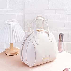 Sac de maquillage portable pour femmes, sac de rangement de grande capacité, sac à main de vacances, sac imperméable - Product Image 1