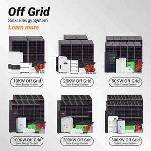 Tùy chỉnh off-lưới điện năng lượng mặt trời hệ thống 15KW để 200Kw hoàn thành năng lượng mặt trời Pin quang điện hệ thống bảng điều khiển với chì axit Pin - Product Image 2