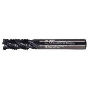 Fraise en carbure monobloc Ttake Ta1435, revêtement Nano TiAlN, hélice de 36/38 degrés avec différentes pas de coupe - Product Image 2