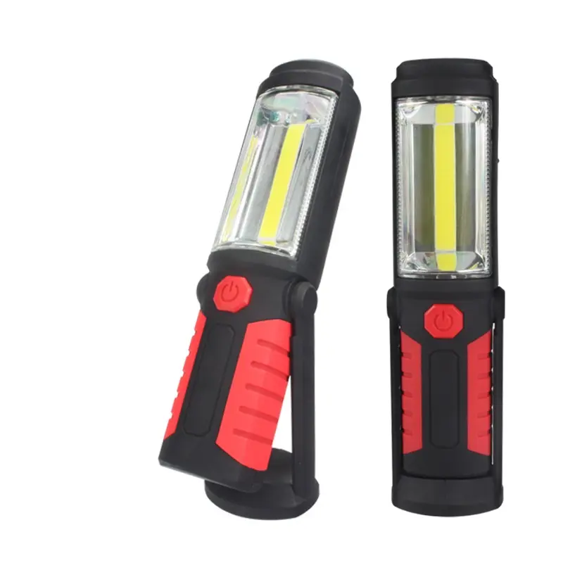 180 độ xoay COB LED làm việc ánh sáng đèn pin từ tính với móc pin Powered USB sạc Torch đèn cho sửa chữa