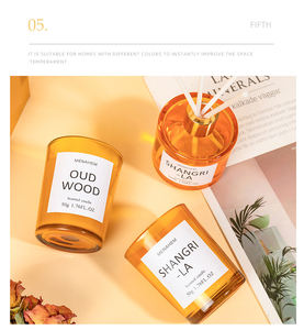 Difusor de caña Popular de diseño de lujo directo de fábrica, juego de velas perfumadas espirituales sin fuego para uso de regalo en el hogar, Hotel, Oficina - Product Image 6