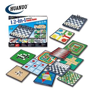 Juego <span class=keywords><strong>de</strong></span> <span class=keywords><strong>Ajedrez</strong></span> Portátil <span class=keywords><strong>de</strong></span> Plástico 6 en 1, Juguete Económico para Jugar en Familia - Product Image 4