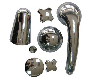 Tùy Chỉnh ABS <span class=keywords><strong>Chrome</strong></span> Mạ/Sơn Dẫn Điện Với Mạ Điện Nhựa Pocess Cho Vòi Hoa Sen - Product Image 4