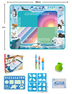 80 60 حصيرة خربش الماء السحرية هدايا عيد الميلاد للأطفال حصيرة رسم خربش الكتابة - Product Image 5