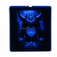 Alfombrilla de Ratón para Juegos RGB Personalizada, 12 Modos LED, Antideslizante, Acrílica, Grande, para Teclado y Ratón de Computadora, PC, Portátil y Oficina