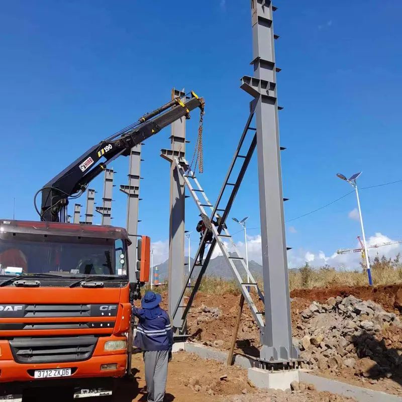 Fabbrica prefabbricata della costruzione della struttura d'acciaio