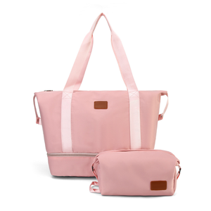 Sac de sport en polyester à double couche de grande capacité pour le fitness, les sports et les voyages-Sac de sport à la mode - Product Image 3