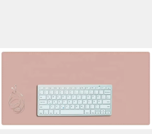 Promotional Custom Logo PU Leather <b>Mouse</b> Pad Durable Non-Slip Personalized Size Office Desk Gaming Accessory - Product Image 1