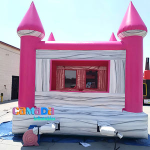 Popular 13x13ft Marble Colorful Castle Inflatable Bounce House Banner UV Protective Flame Retardant Easy Setup for Kids Party - Product Image 3
