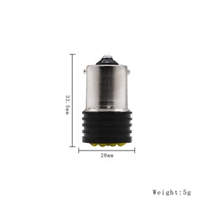 หลอดไฟ LED สำหรับรถยนต์, ไฟเบรก, 1156, 3030, ไฟถอยหลัง LED 9SMD, ไฟเลี้ยวและไฟท้ายสำหรับรถจักรยานยนต์ - Product Image 5