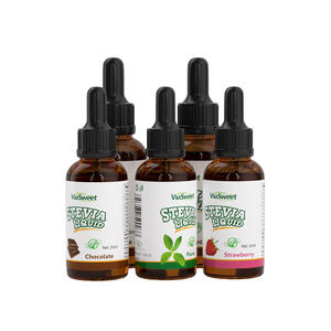 Vente chaude zéro calories saveur naturelle stévia liquide/gouttes de stévia édulcorant de sucre avec faible quantité minimale de commande - Product Image 1