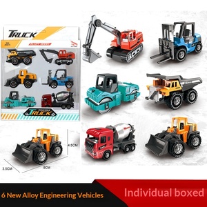 ชุดโมเดลรถวิศวกรรมโลหะขนาด <span class=keywords><strong>1</strong></span>:64 พร้อมรถขุด รถบดถนน และรถตัก-สำหรับของเล่นข้ามพรมแดน - Product Image 3