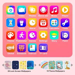 KP09 Unicornios, Regalos de Navidad y Cumpleaños, Juguete de Aprendizaje con Pantalla Táctil, Teléfono Inteligente para Niñas, Juguetes para Niños de 2 a 6 Años - Product Image 3