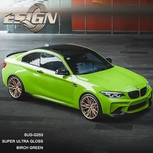 Film d'enveloppe de voiture Super Ultra Gloss Birch Greengitter noir PPF auto-cicatrisant anti-rayures fonctions de changement de couleur avec léopard - Product Image 2