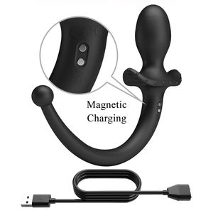 Tapón <span class=keywords><strong>Anal</strong></span> de Silicona de Grado Médico <span class=keywords><strong>Pretty</strong></span> <span class=keywords><strong>Love</strong></span>, 12 Funciones de Vibración, Impermeable IPX7, Control Remoto por Aplicación Móvil para Hombres - Product Image 3