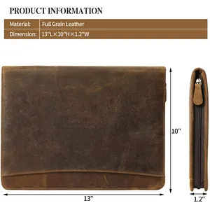 Wholesale Office Stationery A4 Conference Organizer Pu Leather Portfolio Folder