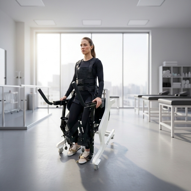 Home-use Affordable Lower-limb Exoskeleton for Easy Mobility and Adjustable Speed