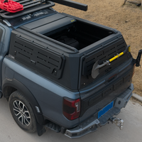 Hardtop pour Ford Ranger avec couvercle de benne électrique rétractable intégré, type camper shell
