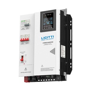 Sistema Solar Híbrido de 24 Voltios y 220 Voltios, 3kw, <span class=keywords><strong>Inversor</strong></span> de Onda Sinusoidal Pura de 12V, 48V y 24V - Product Image 1