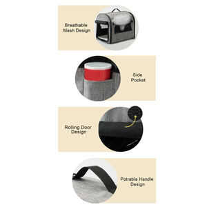 BunnyHi PET047 Portadores de mascotas para interiores y exteriores Productos de viaje Casa para gatos Jaula para perros - Product Image 4