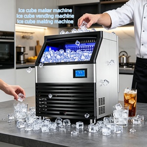 Máquina de Hielo Comercial de Acero Inoxidable para Equipos de Cocina Comercial - Product Image 1