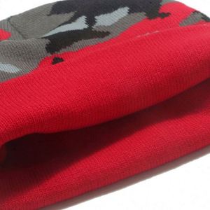 Gorro de Punto Acrílico Personalizado con Estampado Jacquard a Cuadros y Camuflaje, para Ciclismo al Aire Libre, Unisex, Talla Única - Product Image 6