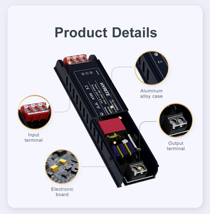 Hyrite Low Price Slim <b>Switching</b> LED Power Supply indoor 60W-400W Single Output 12V 24V Flood Light Advertising Light - Product Image 5