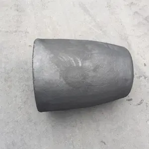 Isostatic Pressure Graphite Crucible With Arc Bottom And Flat Bottom